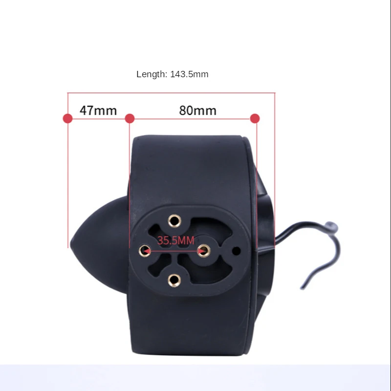 Imagem -03 - Hélice Subaquática de Rov de Alta Velocidade 800w Modificação de Caiaque Robô Submersível 2448v 10a 130n Peça