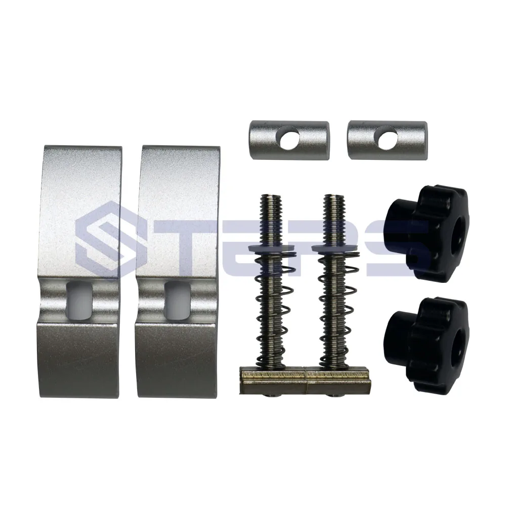 2PCS Aluminum Alloy T-Track Hold-Down Clamps Kit for Woodworking and Metalworking Compatible with CNC 3018 Machines