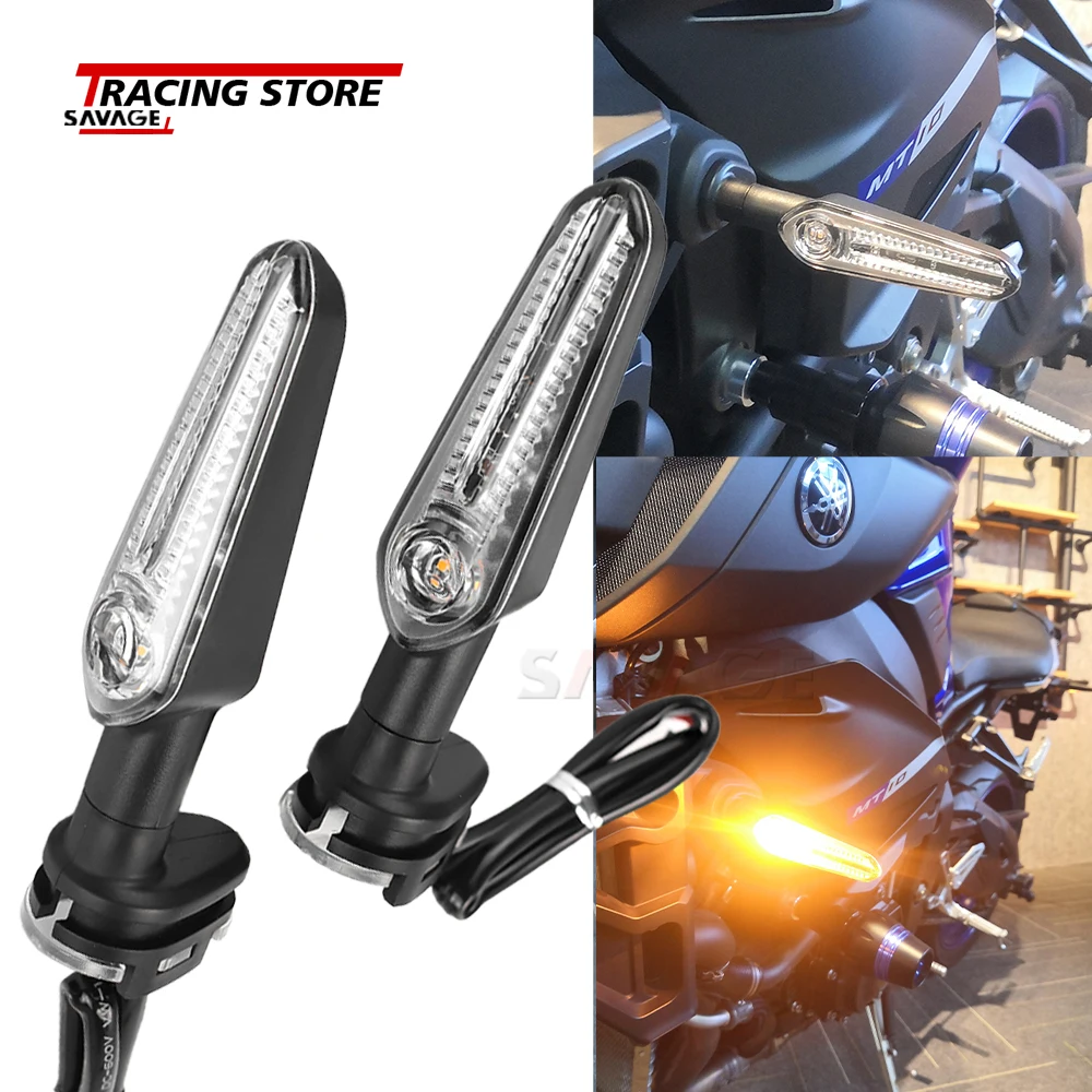 

MT07 MT09 LED Turn Signal Light For YAMAHA MT10 MT125 MT25 YZF R15 R1 R6 TRACER XSR 700 900 XJ6 Motorcycle Indicator Lamps