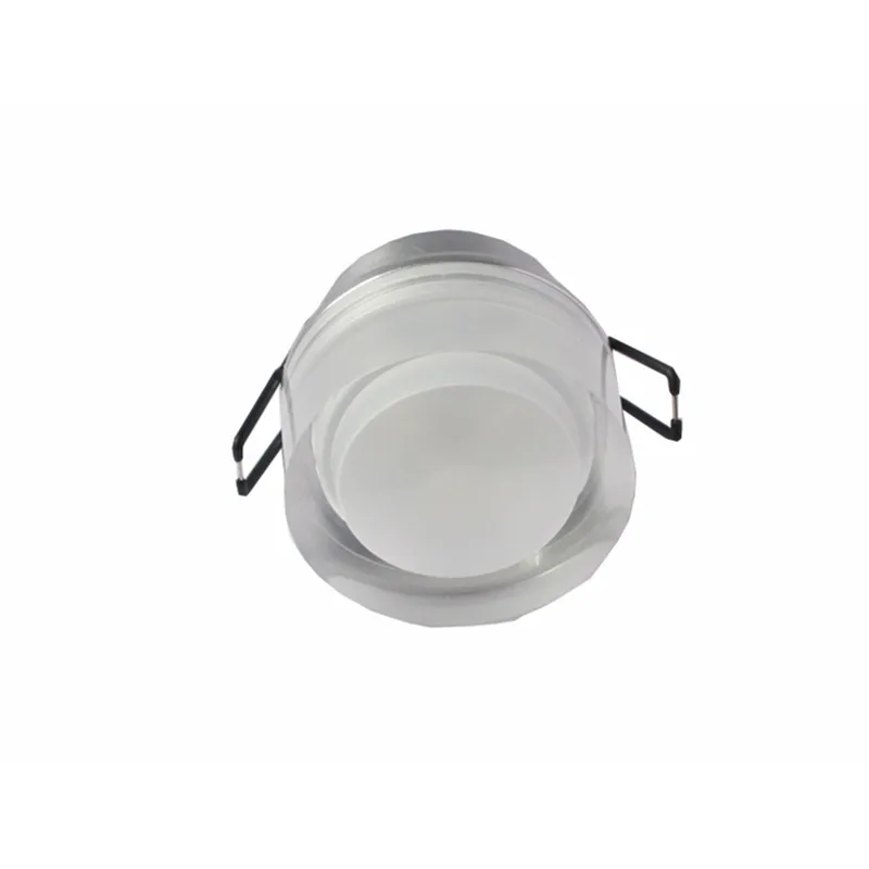 1W Led Acryl Downlight Ronde Kristal Led Plafondlamp Huis Hal Decoratieve Verlichting Ronde
