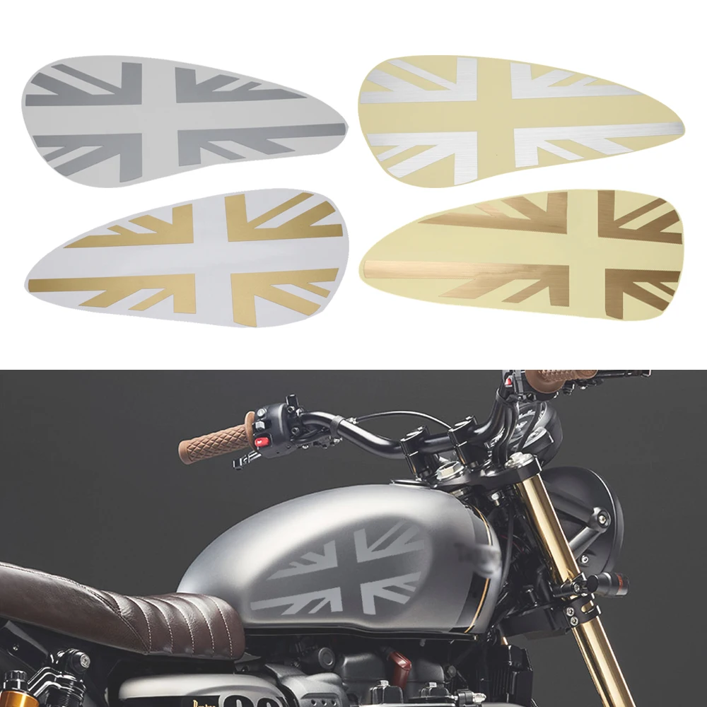 

Fuel Tank Sticker Reflective Label Motorcycle Accessories Decals Decoration Logo For Triumph Retro Locomotive Bonneville Bobber