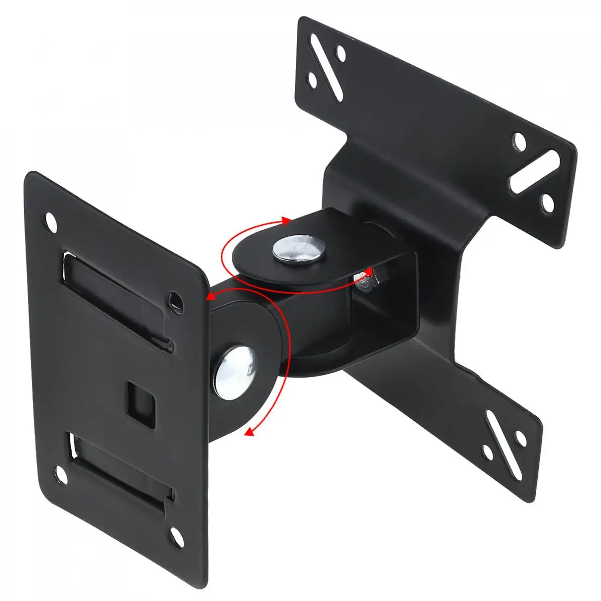 Suporte de parede ajustável universal TV, tela plana, TV Frame Support, rotação de 180 graus com chave pequena, 14-27 polegadas, 15kg