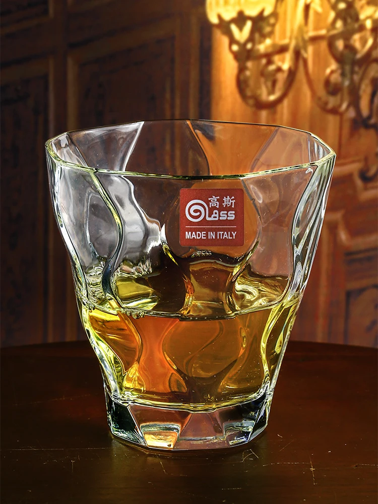 

Italy crystal glass whisky glass, Baijiu, liquor cup, liqueur glass, wine glass, beer glass.