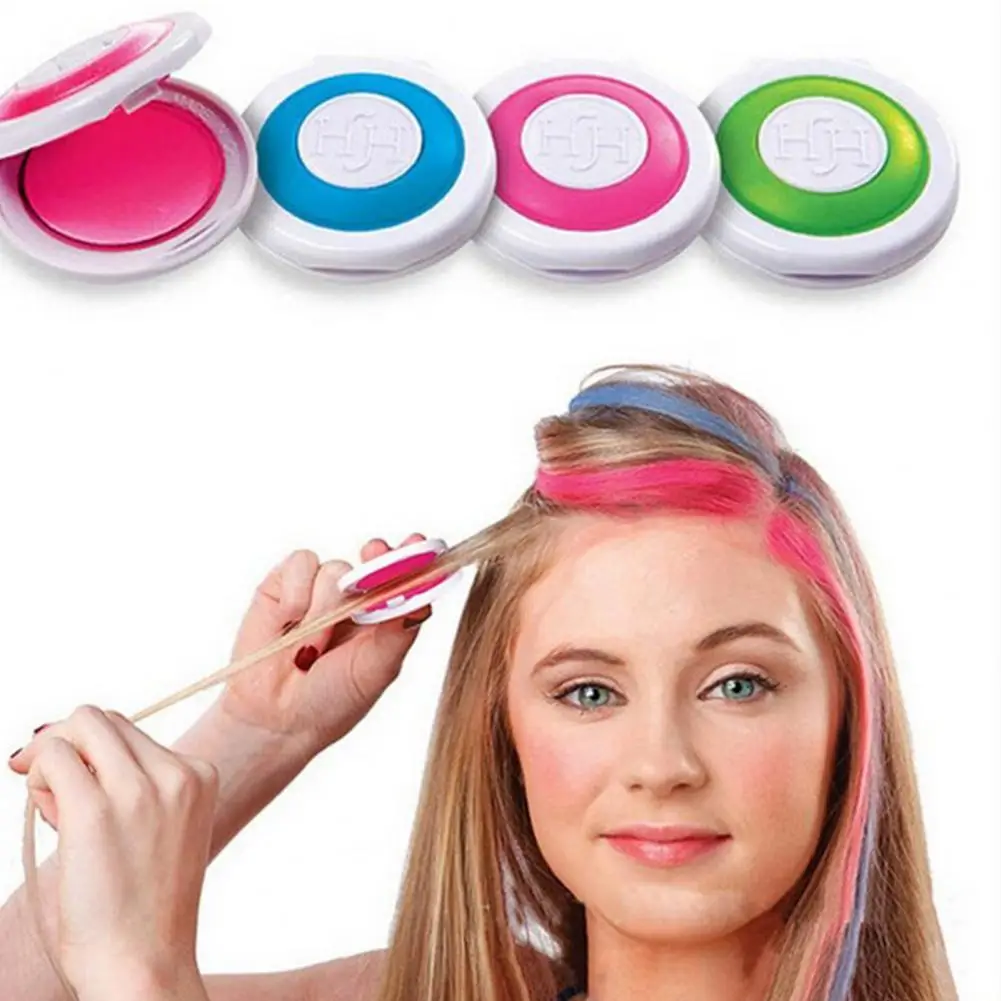 Portable Pigmented Hair Chalk Powder Easily Operate Mini Temporary Pastel Hair Dye Color Paint Hair Dye Chalk краска для волос