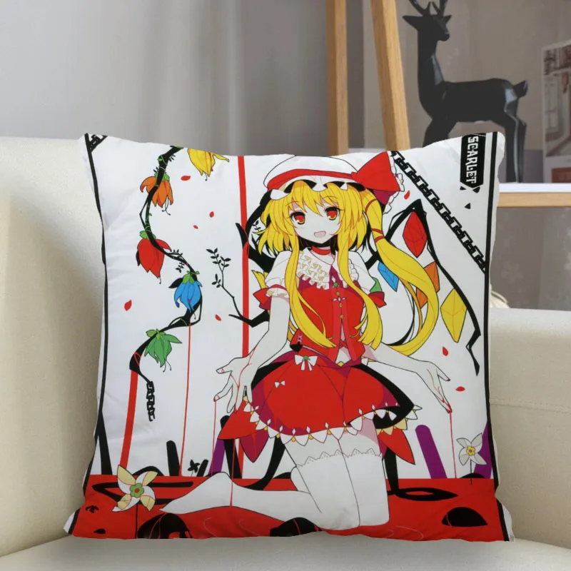 Musife New Custom Touhou Pillowcase Sofa Decorative Cushion Cover Pillowcase Home Decor Drop Shipping Wholesale