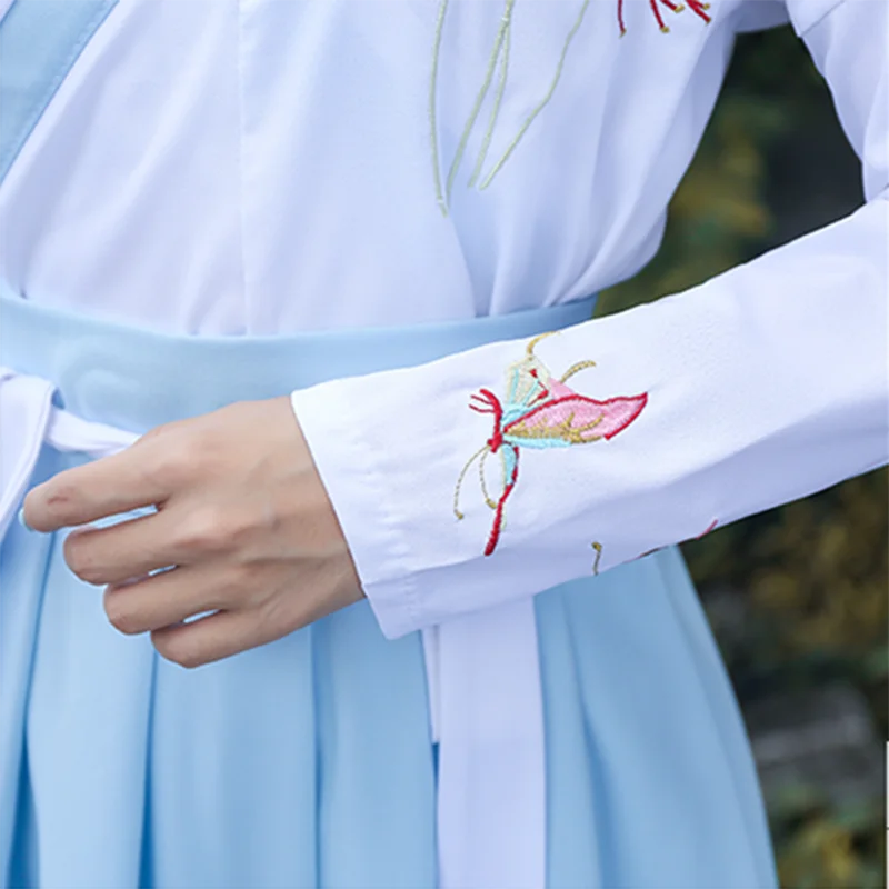 Disfraz de Hanfu nacional chino antiguo para mujer, traje bordado de princesa de hadas, baile folclórico, traje de actuación de escenario para Festival