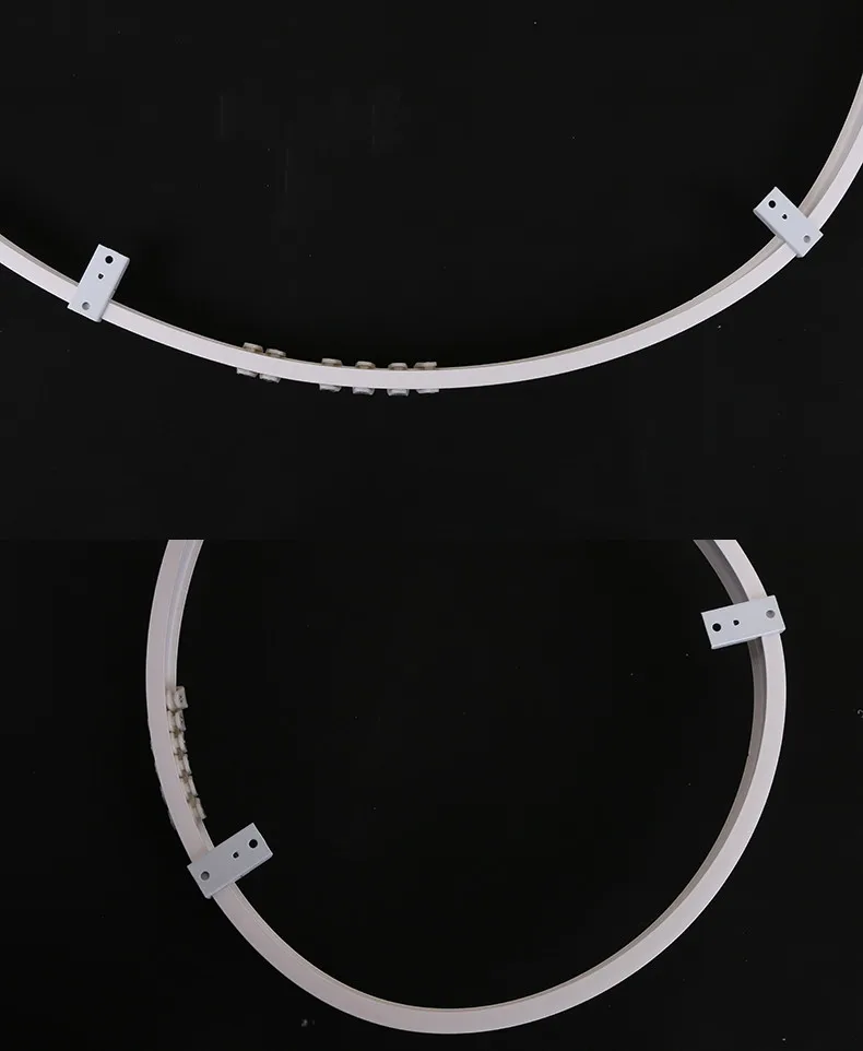 Flexible Top or Side Mounted Curtain Rail Plastic Flexible Decorative Accessories can be used for Heavy Truck Bus Crane