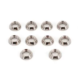 10Pcs 1/4-40UNS Thickness 3mm Dress Nut For SH T80-T Series 6.35mm Panel Mount Mini Toggle Switch