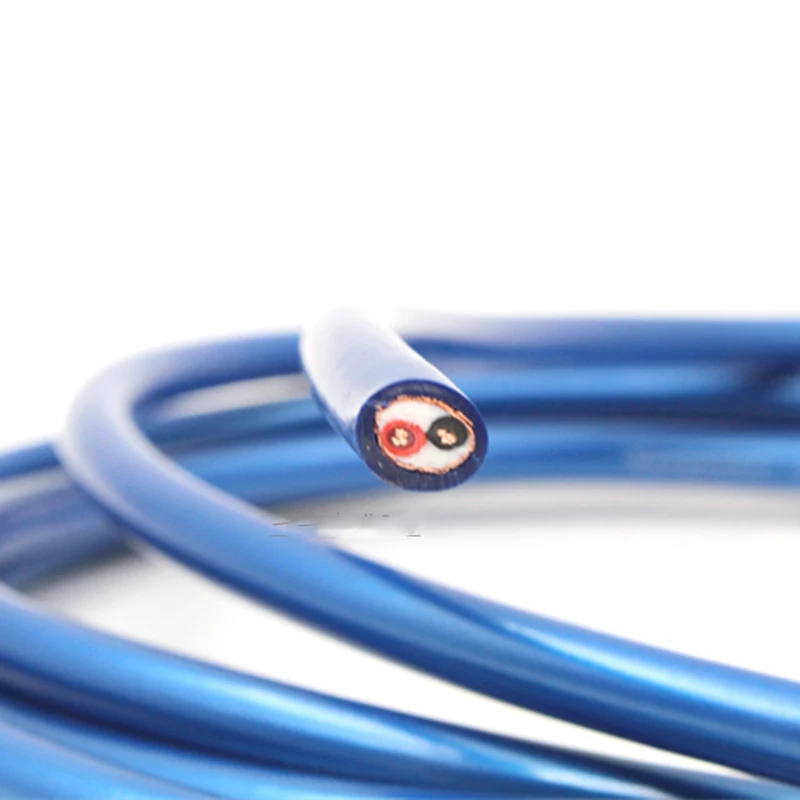 Rectangular OCC Copper Conductor High Density Shielding HIFI Audio Signal Line RCA Connection audio cables speaker bulk cables