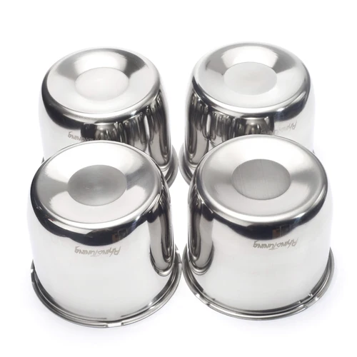 Imagen 2 del producto CFPerformance 1 ud./2/4 Uds. 108mm(4,25 "") tapas centrales de empuje inoxidable para remolque de viaje Camper RV tapas centrales de empuje 4,25