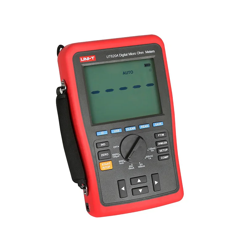 UNI-T UT620A DC Low Resistance Tester Digital Ohm Meter Milliohm Meter Micro-ohm Length Four Wire Measurement