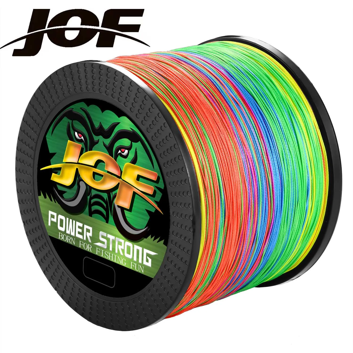 JOF 4/8 Strands 300M 500M Fishery Braided Fishing Equipamentos Line Strong Smooth Multifilament Wire 18-90 LB Woven Thread