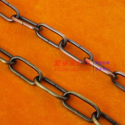 Length 60cm ,Thick 4mm chandelier candle lamp sling Iron chains bearing tension chain metal plating bronze Honggu