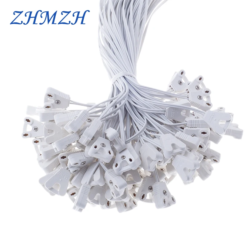 ZHMZH 4 pcs/lot T8 Lamp Holder T8 Light Box Line Lamps Socket Cable Holder Lights Base Wire For T8 Fluorescent Tube