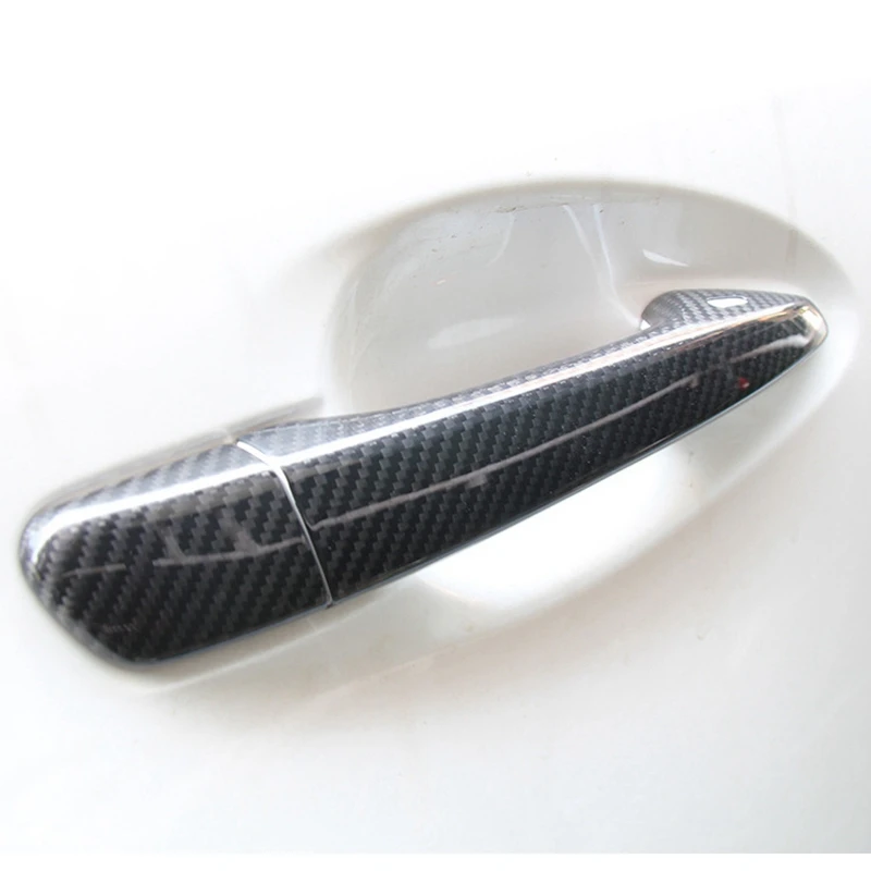 Real Carbon Fiber For Lexus RX GS IS ES CT 350 300 450h 2009-2013 Car Exterior Door Handles Covers Overlays Protection