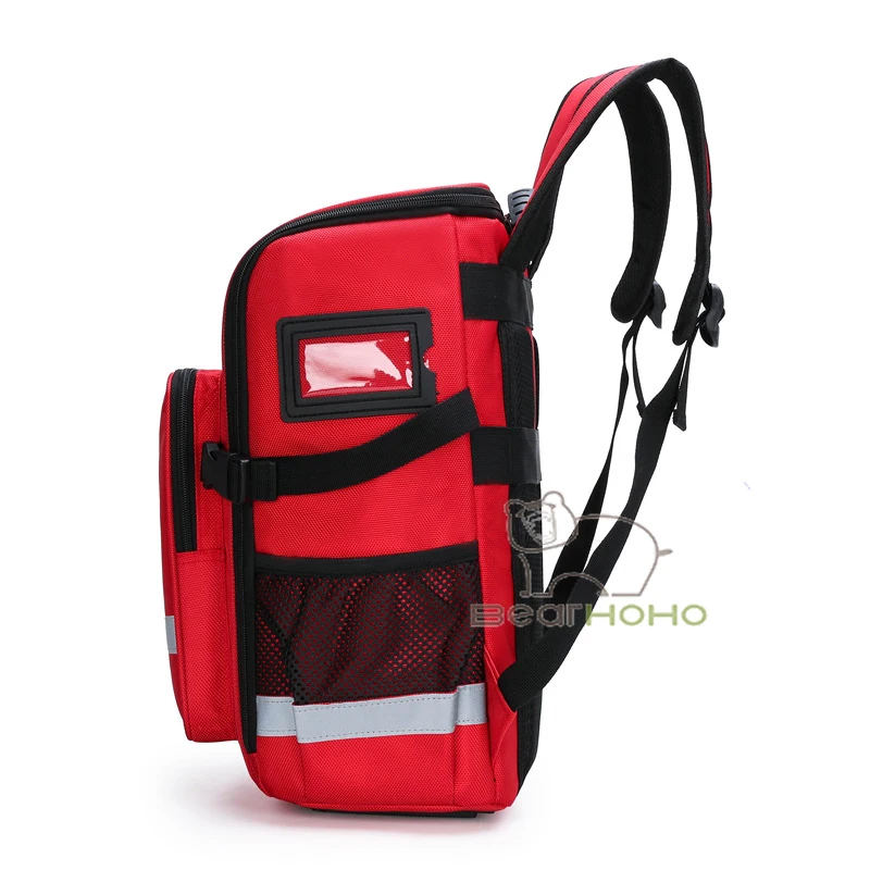 Home Empty First Aid Kit Waterproof Flame-retardant Rescue Medical Kit Large Capacity Flood Relief Emergency Kit Escape Backpack