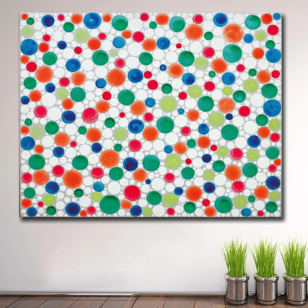 Yayoi Kusama dots obsession oweng of Painting Picture Home Decorative Art Picture Paint on Canvas Prints wall painting No Framed