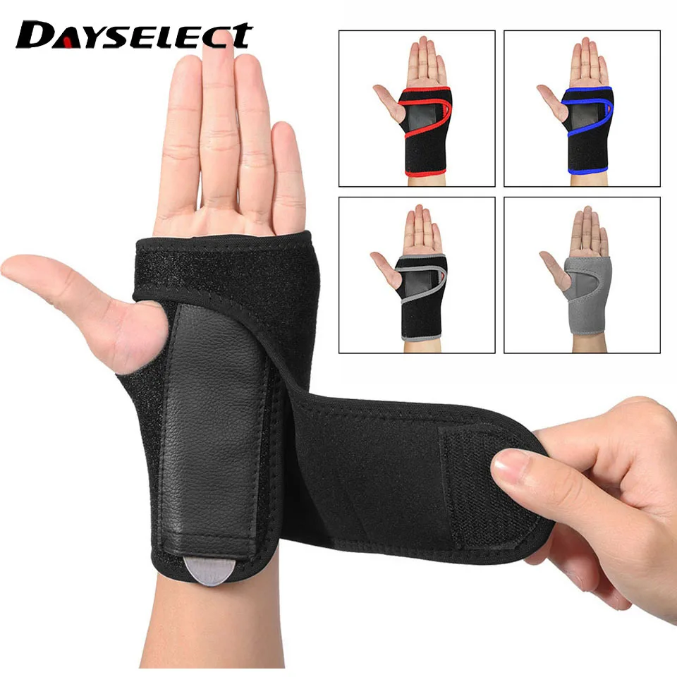 Sports Steel Wristband Fitness Basketball Sprain Protection Support Palm Tendon Sheath Mouse Strap Pressure Wrist Protection