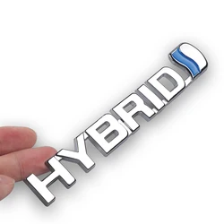 Para Toyota Camry Crown Prius Auris Rav4s 3D Styling logotipo Híbrido de Metal Adesivos Emblema decoração Do Carro acessórios Do Carro