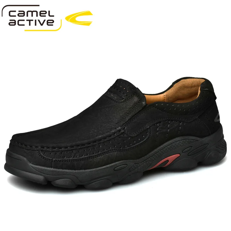 

Camel Active Men Loafers Slip On Boat Shoes Leather Loafer Lightweight Walking Casual Shoe for Work Office Male Outdoor Shoes 46