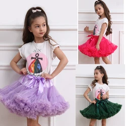 Heißer Verkauf Ballett Kleid für Kinder Tutu Rock Wenig Girsl Blume Unterrock Ballkleid Prinzessin Party Dance Baby Tutu Rock kleider