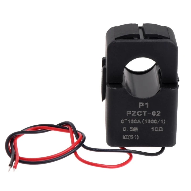 Bobina Dividida para 100a Amp Medidor de Energia Mini Clip-on de Medição de Consumo de Eletricidade de Construção ac 0100a Pzct02