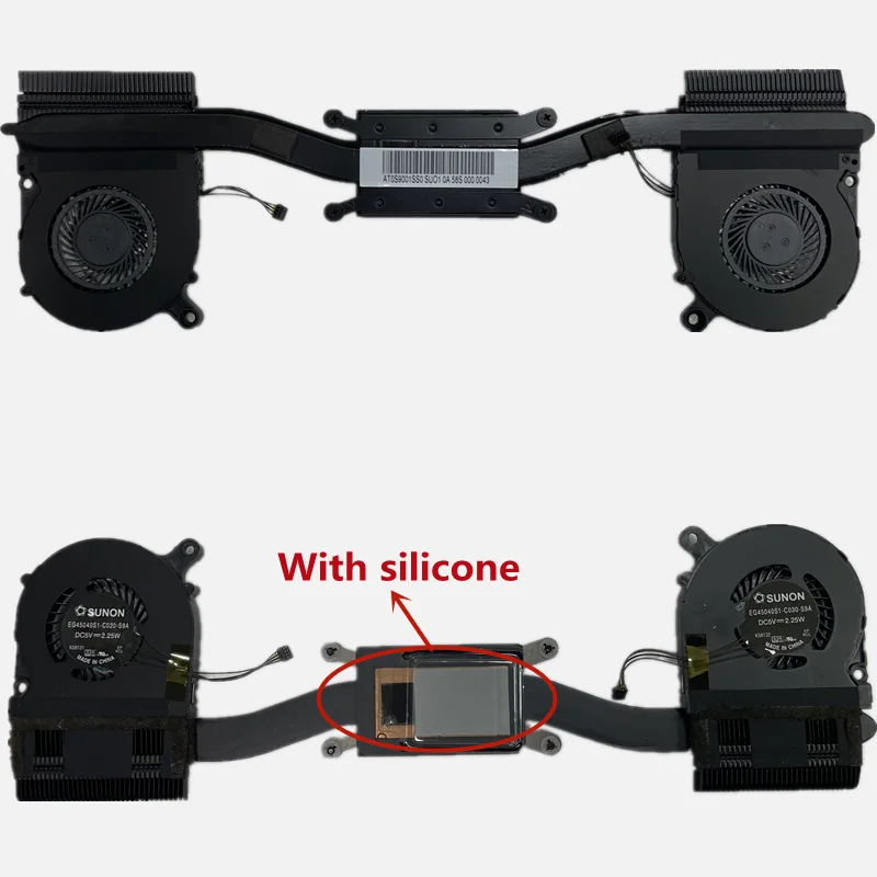 Imagem -02 - Original Cpu Cooler Ventilador de Refrigeração para Lenovo Portátil Yoga Pro 13 Dissipador Calor Ventilador At0s9001ss0 Novo