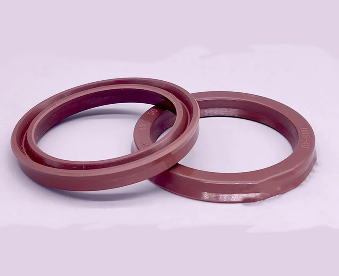 Fluorine Rubber Hydraulic Cylinder Oil Sealing Ring Thickness 5/6/7/8/9mm USH/UPH/UY Type Shaft Hole General Sealing Ring Gasket