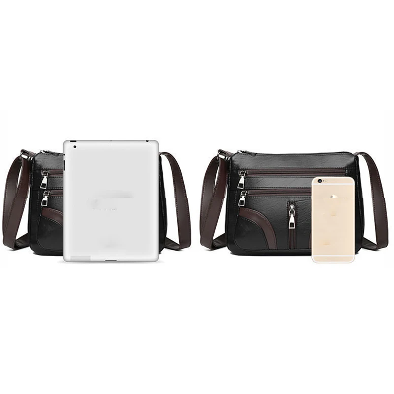 Yogodlns Vintage Umhängetasche Für Frauen PU Leder Umhängetasche Multifunktions Umhängetasche Kleine Quadratische Tasche Mama Handtasche sac – Detail 30