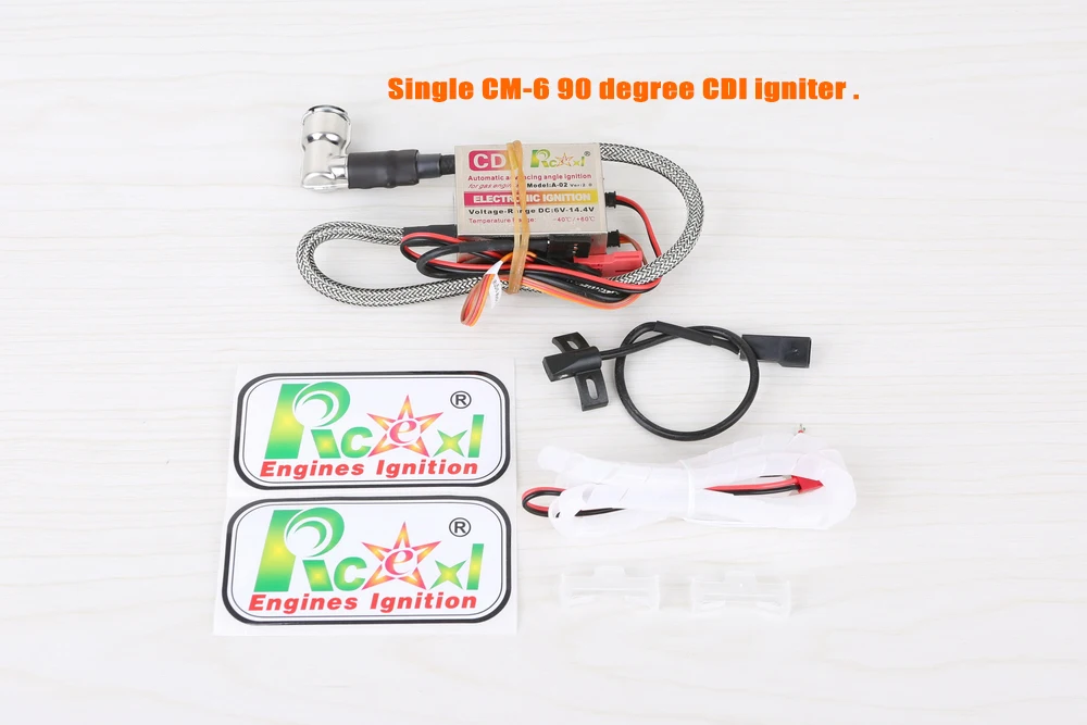 Rcexl zapłon CDI dla CM6 świeca zapłonowa DLE gaz silnik benzynowy rc samolot najlepszy dla DLE20/DLE30/DLE40/DLE55/DLE60/DLE85/DLE120