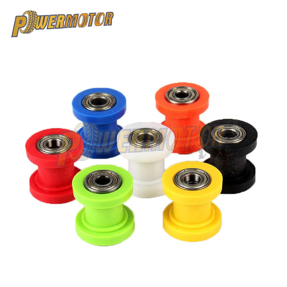 8/10mm Wheel Tensioner Guide Drive Chain Roller Pulley  For ATV CRF CR XR Enduro Motorcycle Motocross Dirt Bike