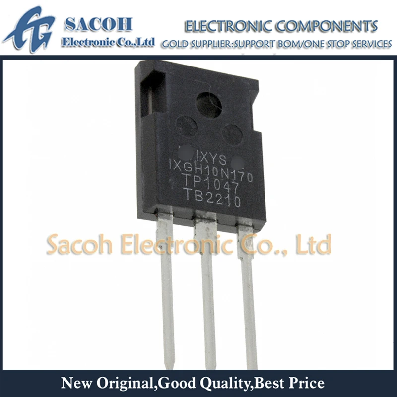 

RefurbishedOriginal 2Pcs/Lot IXGH10N170 IXGH10N170A OR IXBH10N170 TO-247 10A 1700V High Voltage IGBT Transistor