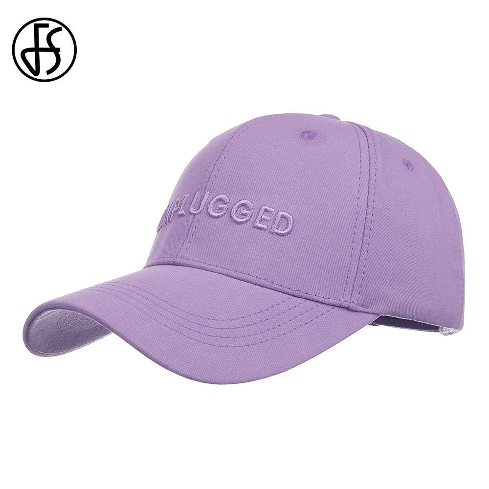 

FS Yellow Purple Baseball Caps For Men Streetwear Hip Hop Women Cap Casual Cotton Snapback Trucker Hat Casquette Femme 2024