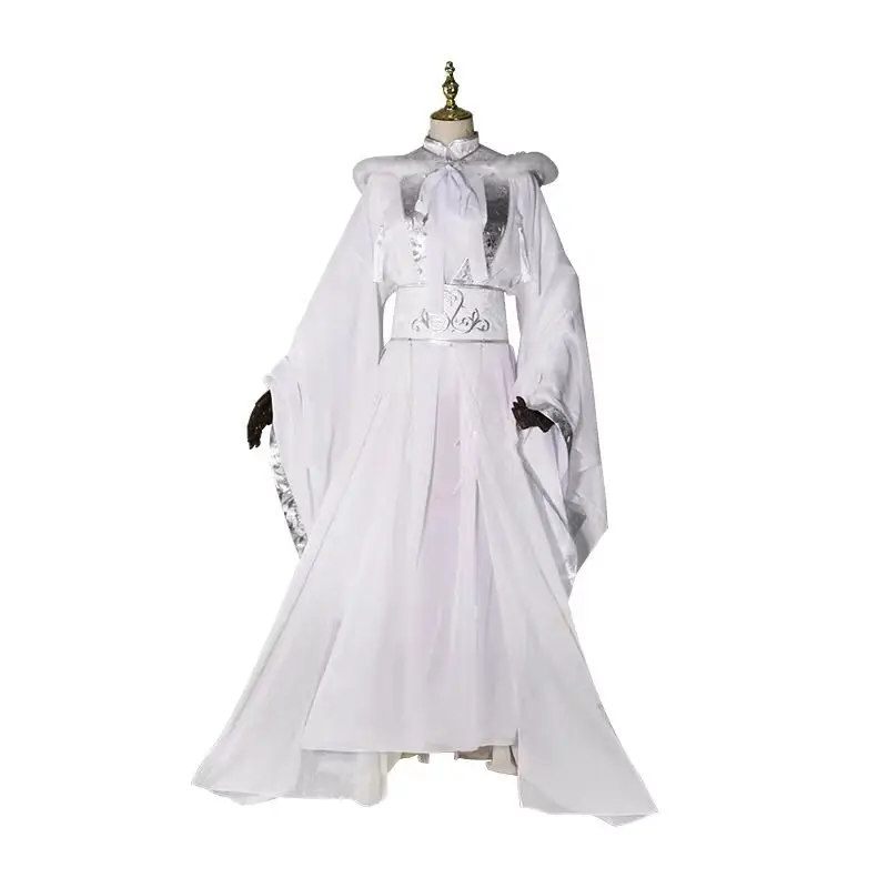 

Anime Tian Guan Ci Fu Xie Lian Cosplay Costume Outfit Chu Wanning White Hanfu Chinese Ancient Costumes Unisex