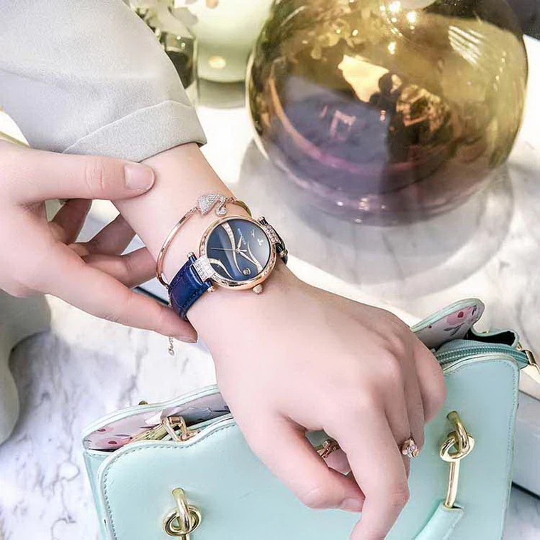 Reef Tiger women watches,lady automatic watch dress ladies mechanical wristwatch waterproof clock top luxury brand reloj mujer