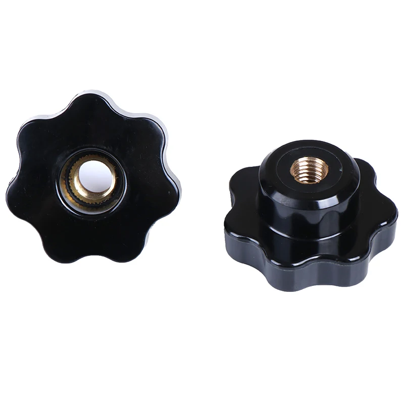 M5/M6/M8/M10/M12 Female Thread Star Shaped Head Clamping Nuts Knob For Industry Equipment 1PCS nuts Copper Core Knob