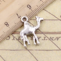 10pcs Charms Desert Animal Camel 22x20mm Tibetan Bronze Silver Color Pendants Antique Jewelry Making DIY Handmade Craft