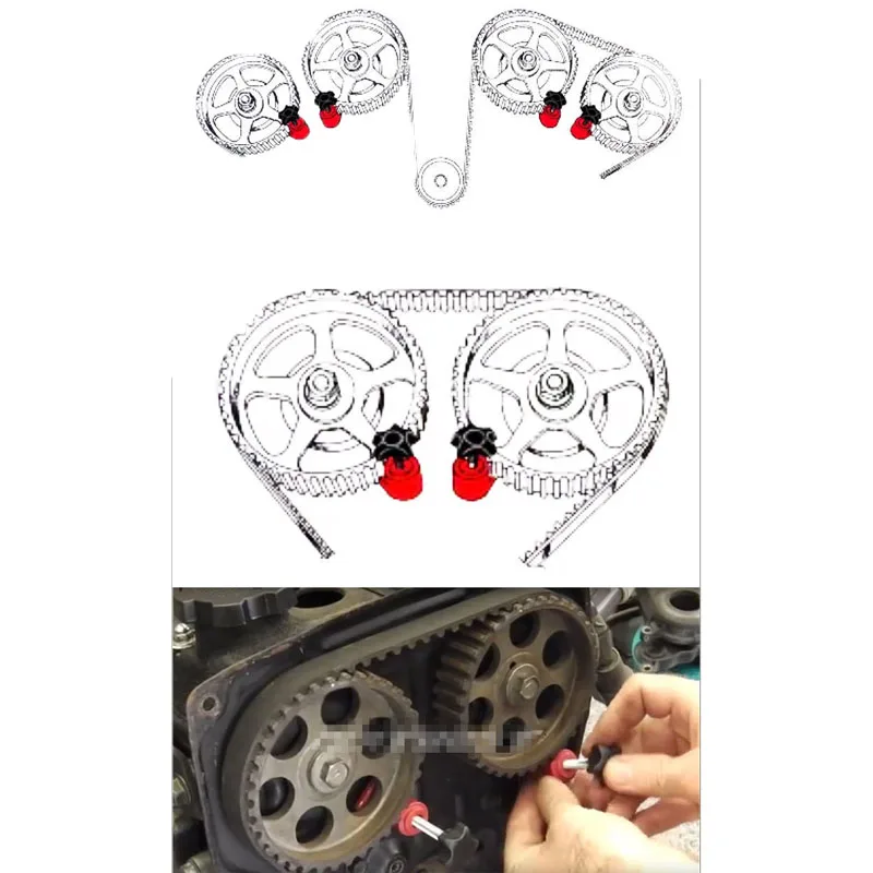 Auto Engine Cam Timing Lock Repair Tool Kit Universal Car Camshaft Lock Bracket