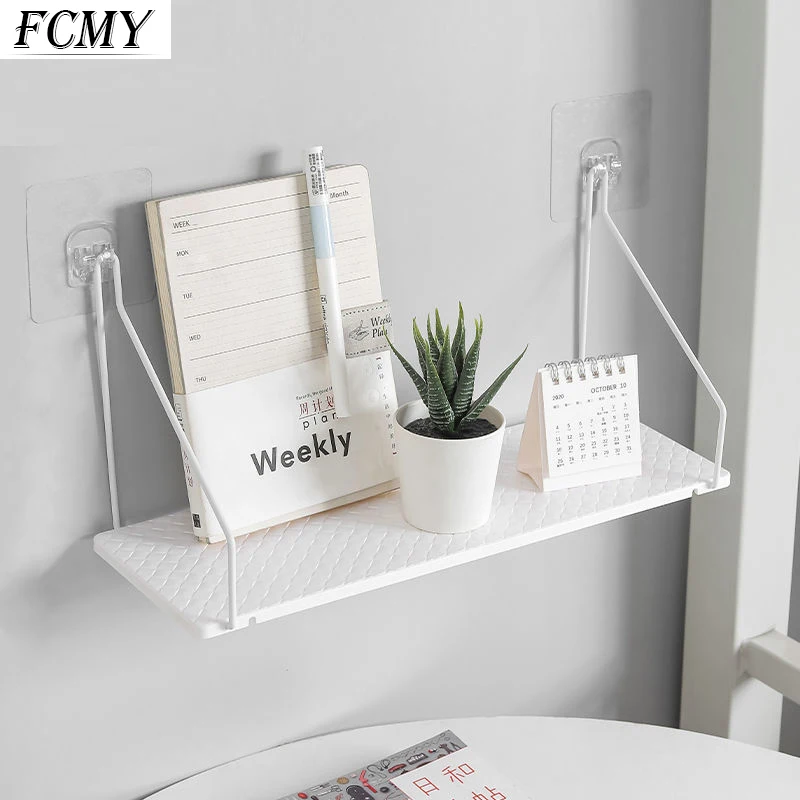 1-Layer Ijzer Opknoping Mand Organizer Muur Opknoping Opslag Rek Sleutel Haken Keuken Studentenflat Display Rack Manden