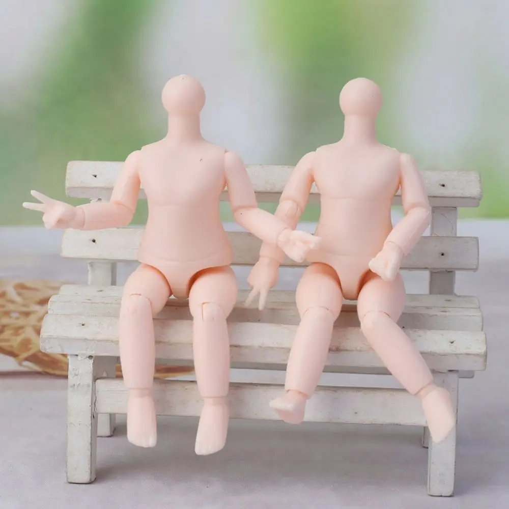 Height 9.5/11/12cm 13 Movable Joints Nude Dolls Spherical Jointed Doll Body Suits 1/12 1/8 Scale Toys Accessories Gift