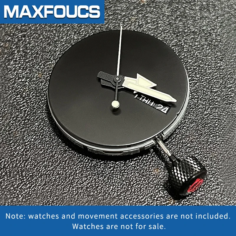 Black Watch Dial Parts For  Skx007 Skx009 SPRD Fit Movement NH35A NH36A  4R, 6R