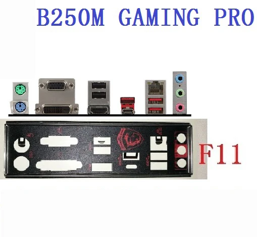 Original For MSI B250M GAMING PRO I/O Shield Back Plate BackPlate Blende Bracket