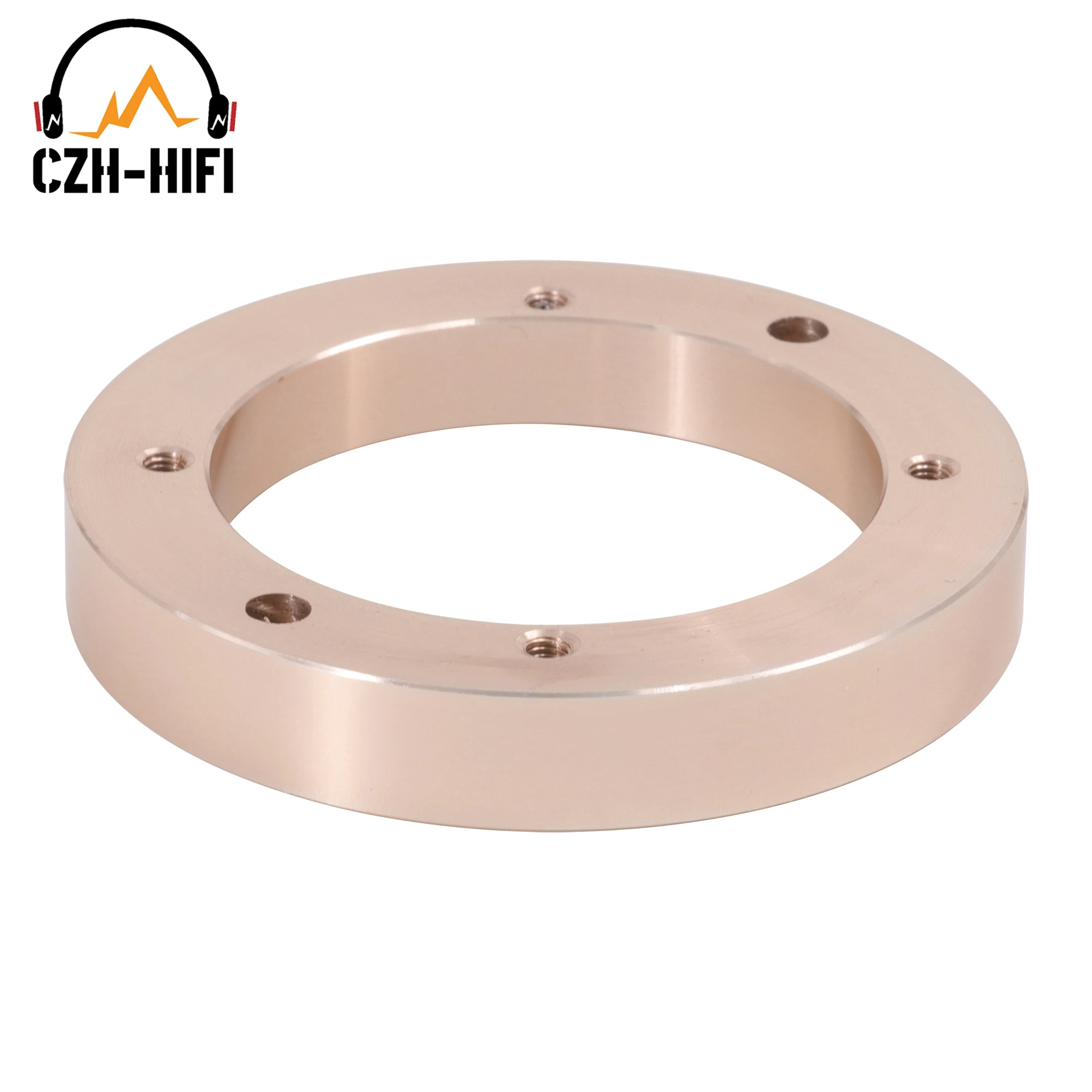 1PC 60mm CNC Gefräste Aluminium Runde Dekorieren Basis Ring Kreis Washer Für Vintage KT88 Vakuum Rohr Verstärker DIY hiFi – Detail 13