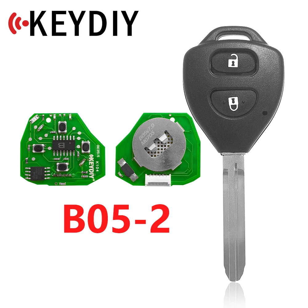 

KEYDIY B Series B05-2 2 Button Universal KD Remote Key for KD900 URG200 KD-X2 Mini KD Key Programmer
