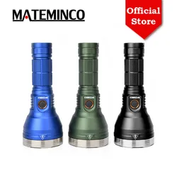 MATEMINCO-linterna LED MT35 Mini SFT40, linterna recargable por USB tipo C, de largo alcance, para defensa personal, 2200lm, 1300m