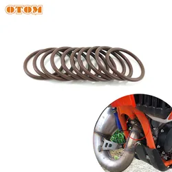 OTOM Motorcycle Exhaust Manifold Gasket Seal O-ring Pack of 10 For KTM SX85 XC105 SX125 XCW150 O'ring Exhaust Pipe 0770380030