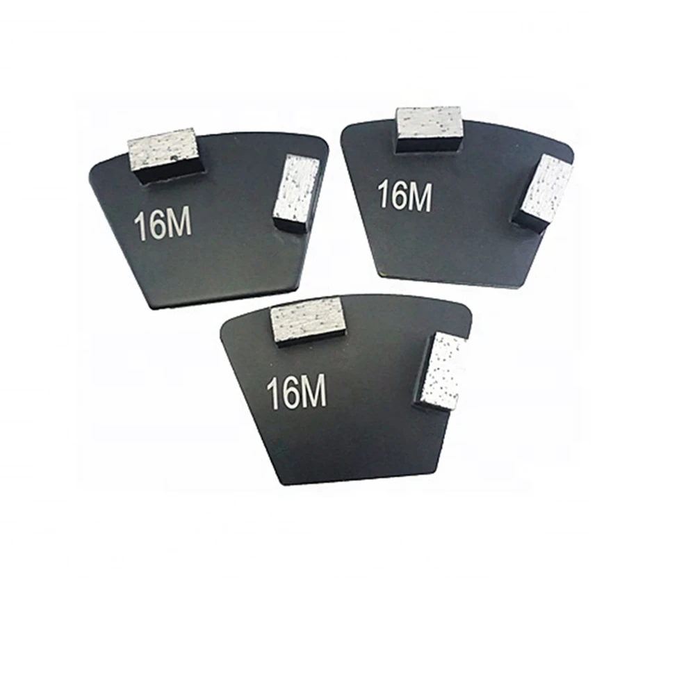 HUT18 السندات المعدنية الماس ألواح التلميع ريدي قفل أدوات تجديد قرص الطحن الخرساني لإعداد سطح الأرض 12 قطعة