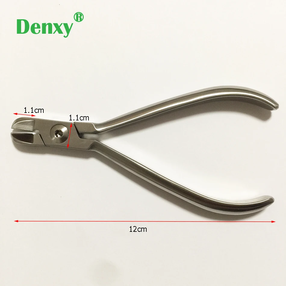 Denxy 1pc Orthodontics Heavy Wire Cutter Dental Instruments Pliers to cut hard wire and NiTi wire orthodontic bracktes