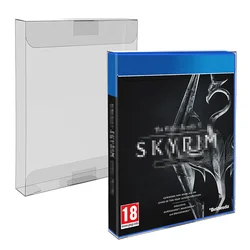 10pcs Box Protector Sleeve DVD PS2 XBOX WiiU Cube Game Custom Made Clear Plastic Display Case Dust Cover