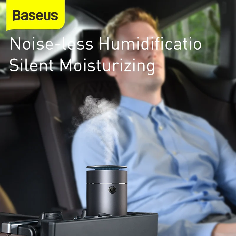 Baseus Car Air humidifier Car Aromatherapy Diffuser Car Purifier Air Freshener for Home Car Essential Oil Aroma Diffuser USB